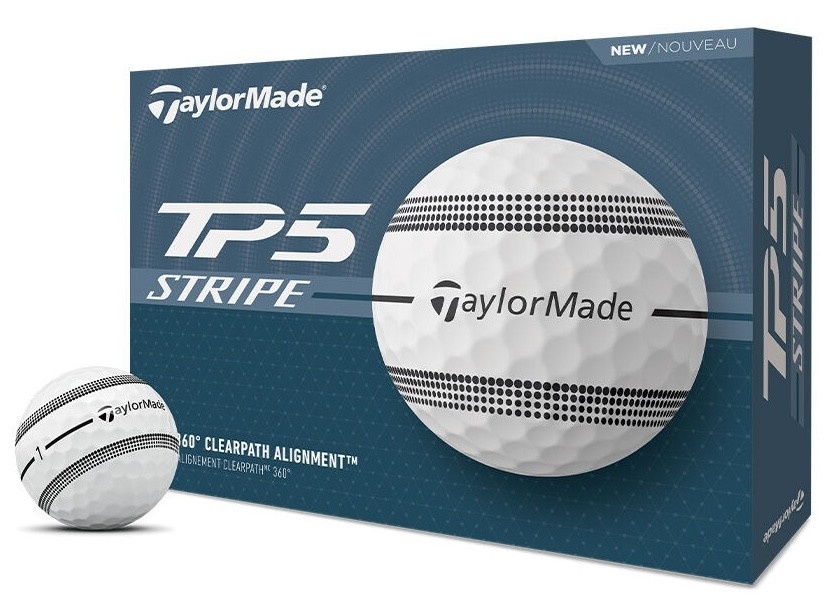 TaylorMade TP5 STRIPE ゴルフボール 2ダース TaylorMade TP5 Stripe Golf Balls | RockBottomGolf.com