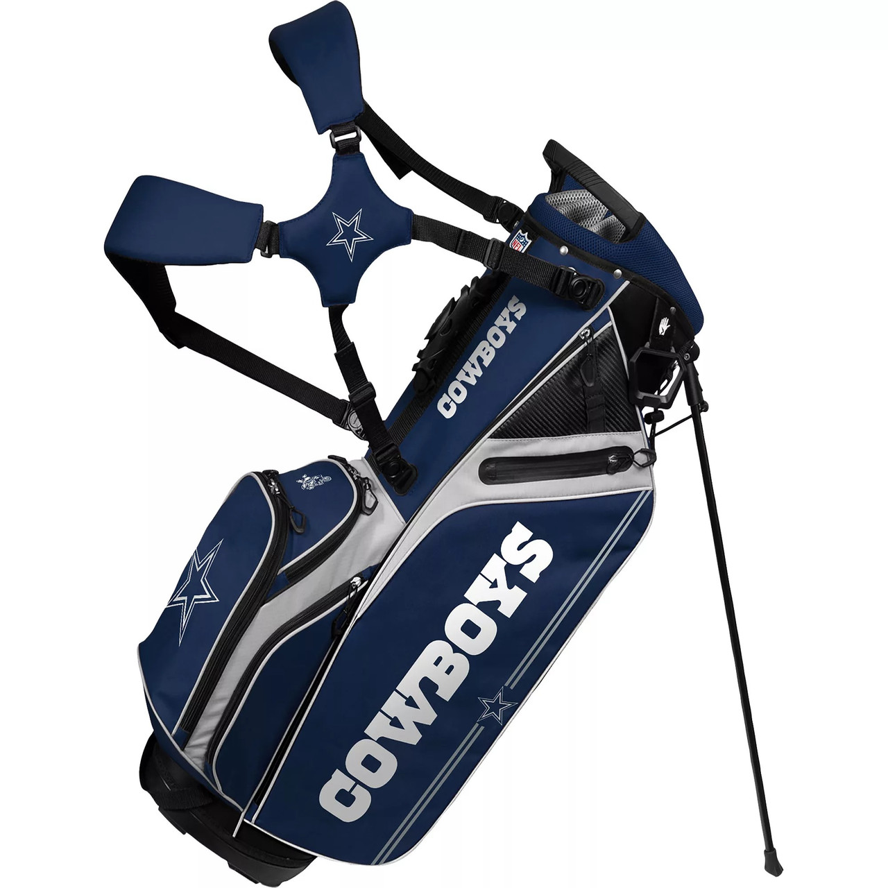 【アメリカ大人気スポーツ】NFL GOLF チーム キャディバッグ Team Effort Golf NFL Caddie Carry Hybrid Bag | RockBottomGolf.com