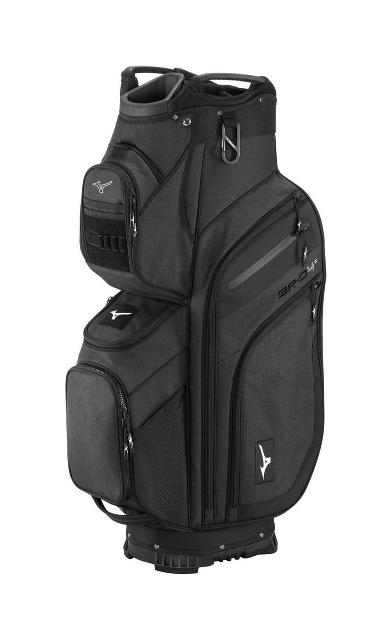 MIZUNO キャディバッグ BR-D4c カートバッグ（黒色） Mizuno Golf BR-D4C Cart Bag | RockBottomGolf.com