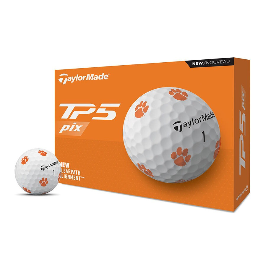 TaylorMade TP5 PIX NCAA Golf Balls | RockBottomGolf.com