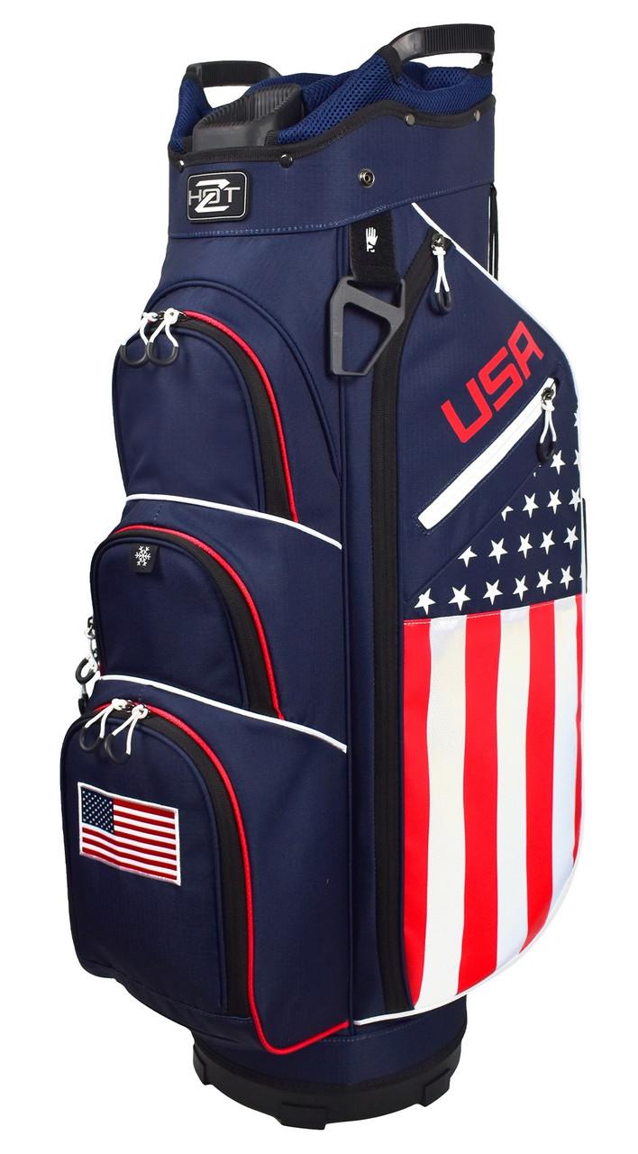 Hot-Z Golf USA Flag Cart Bag | RockBottomGolf.com