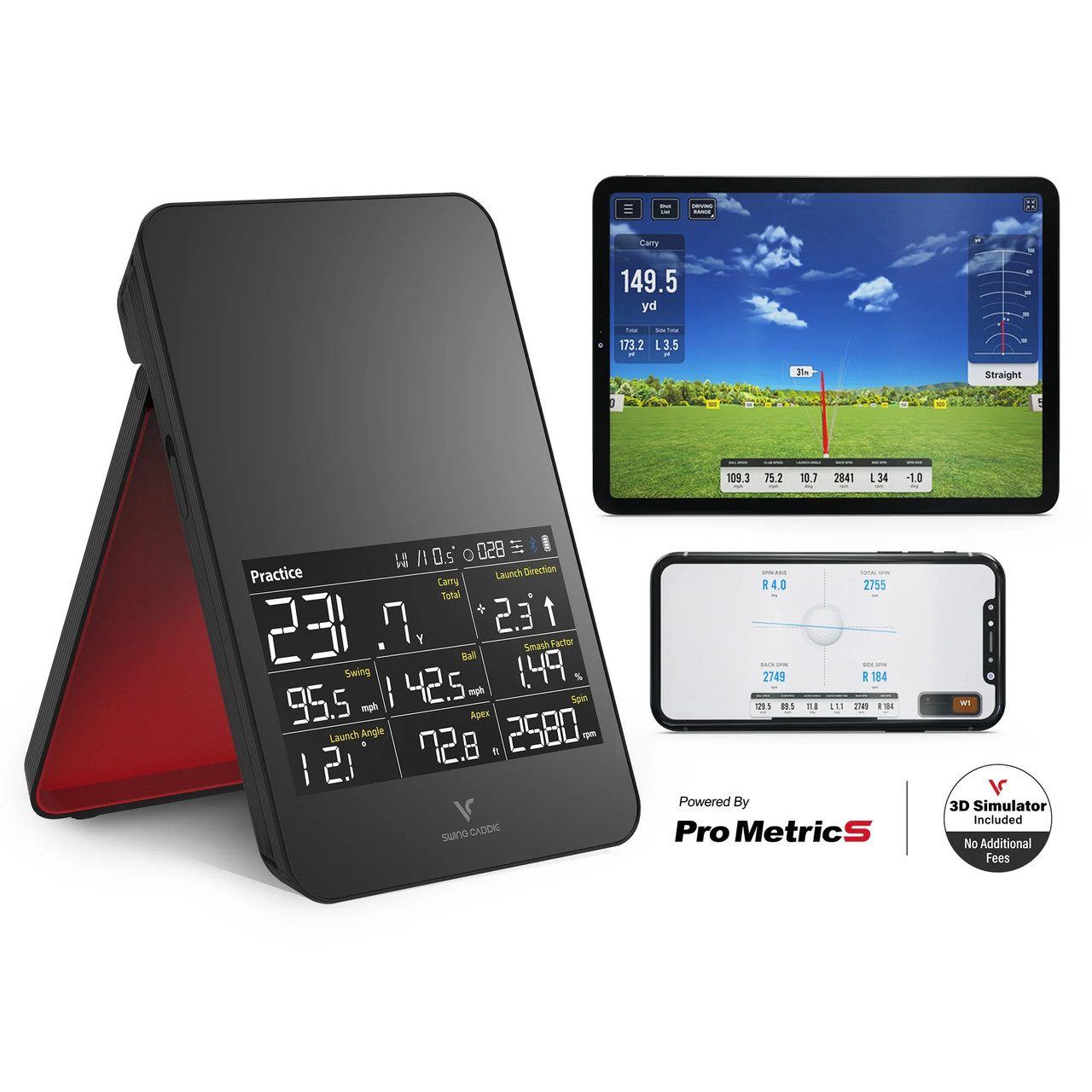 その他 VOICE CADDIE SC4 Voice Caddie Golf SC4 PRO Launch Monitor | RockBottomGolf.com