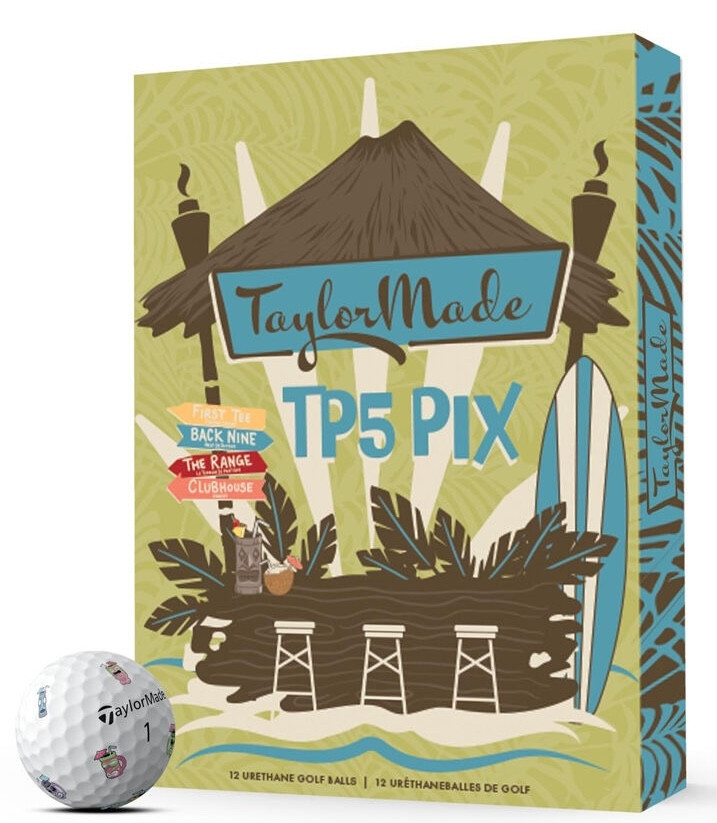 TaylorMade TP5 Pix Hot Shot Golf Balls | RockBottomGolf.com