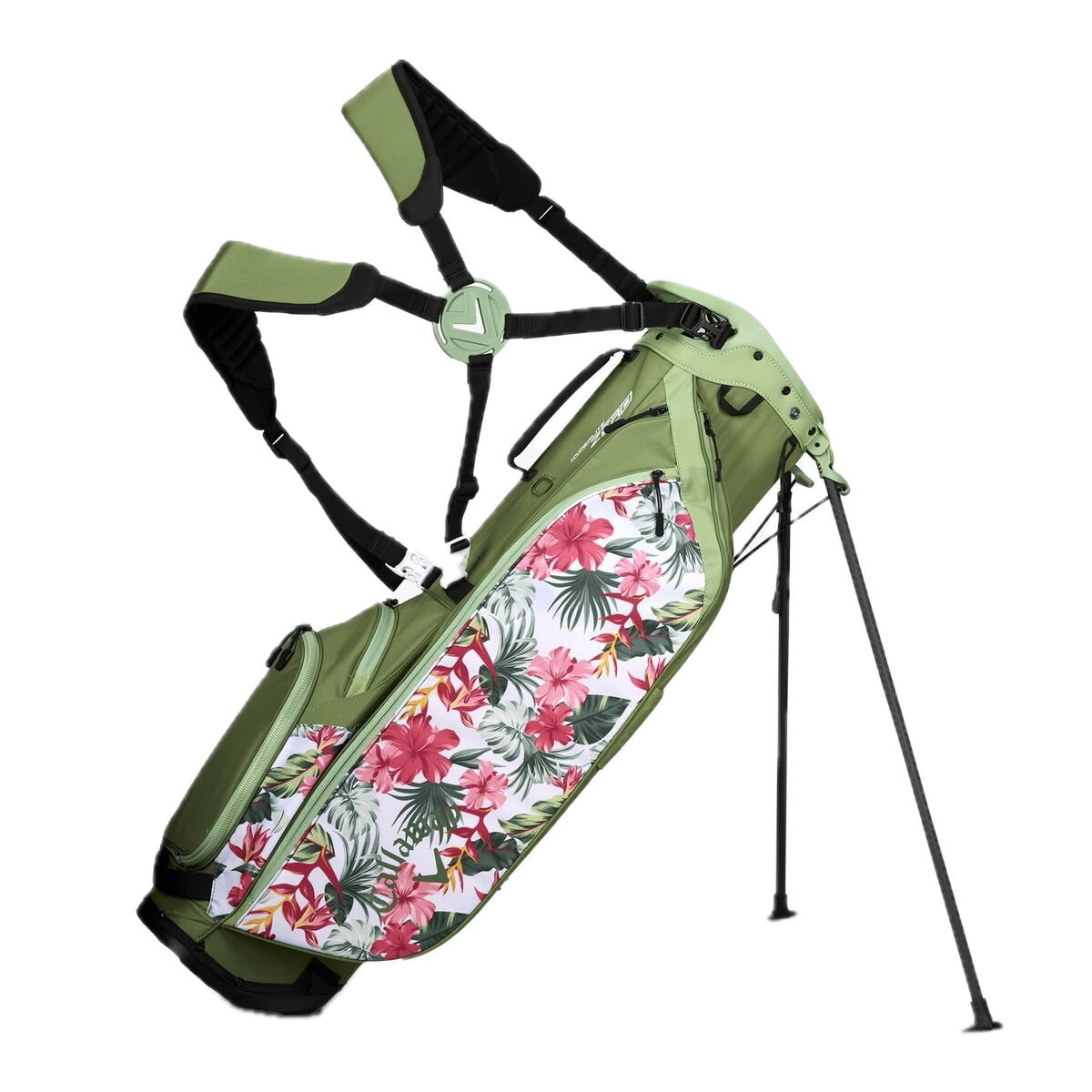 Callaway グリーン レザー ポーチ Callaway Golf Hyperlite Zero Limited Edition Stand Bag