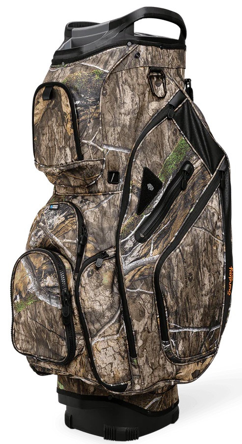 Sunday Golf Big Rig Mossy Oak Camo Cart Bag | RockBottomGolf.com