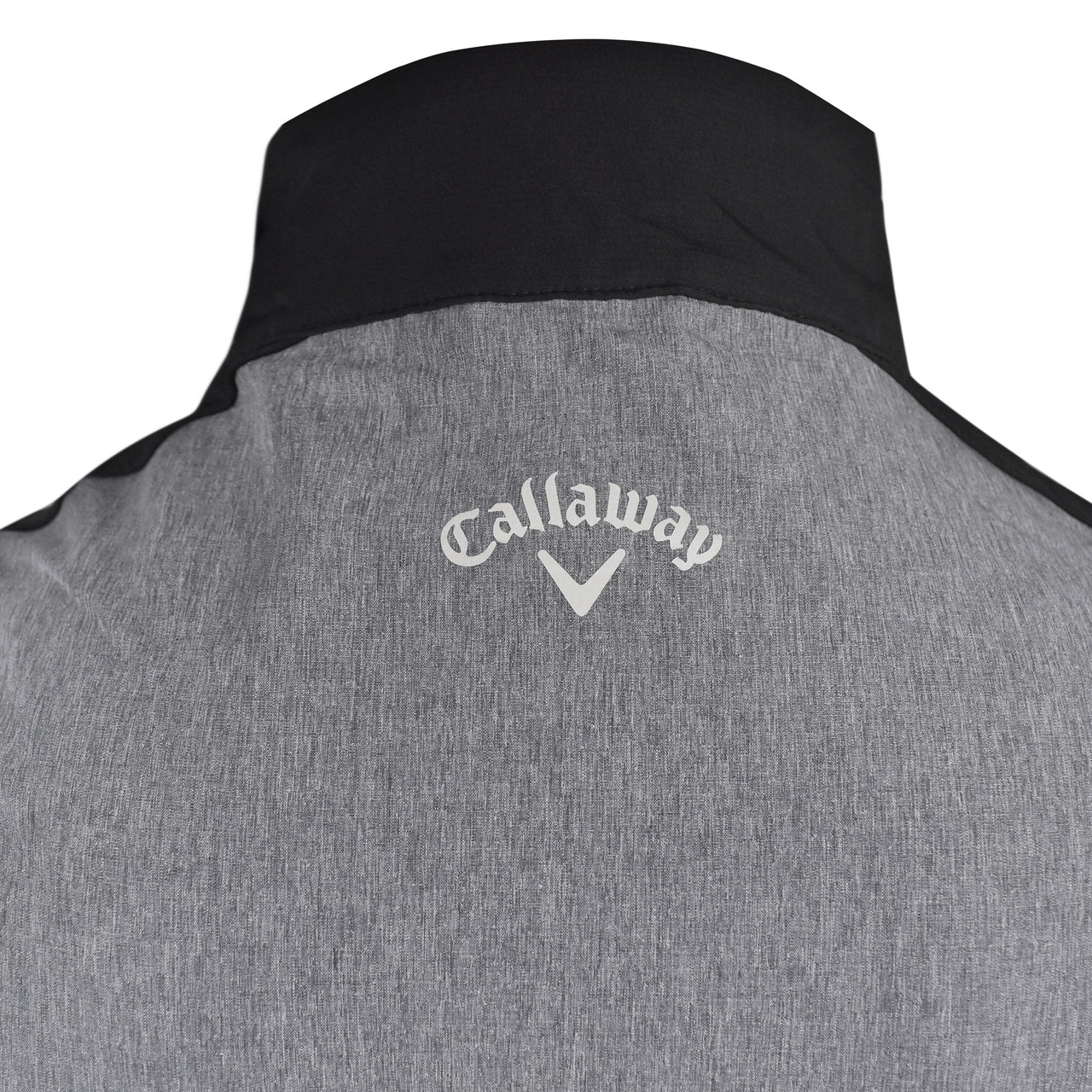 Callaway メンズジャケット グレー/黒 Callaway Golf Long Sleeve Full Zip Wind Jacket | RockBottomGolf.com