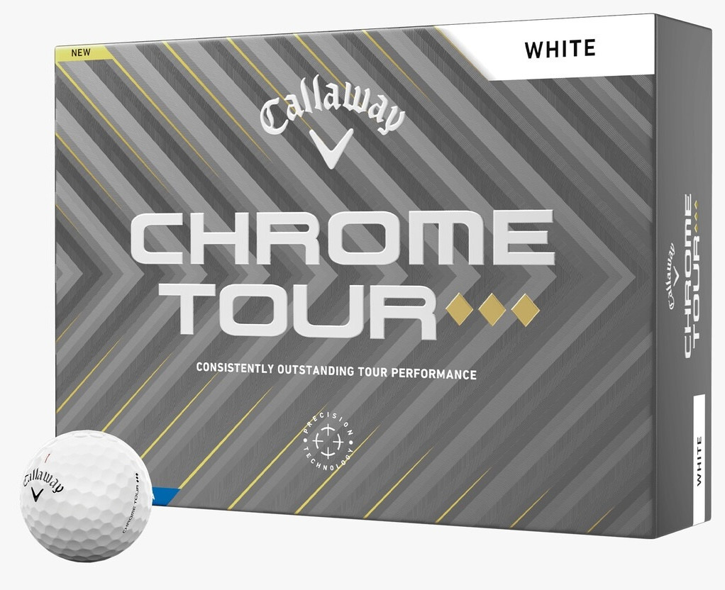 Callaway Chrome Tour ゴルフボール Callaway Chrome Tour Triple Diamond Golf Balls [12-Ball