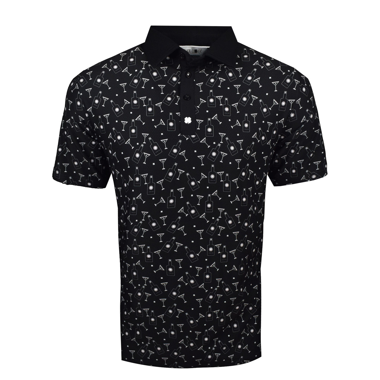 トップス trvo black hole polo Black Clover Golf Liquid Luck Polo | RockBottomGolf.com