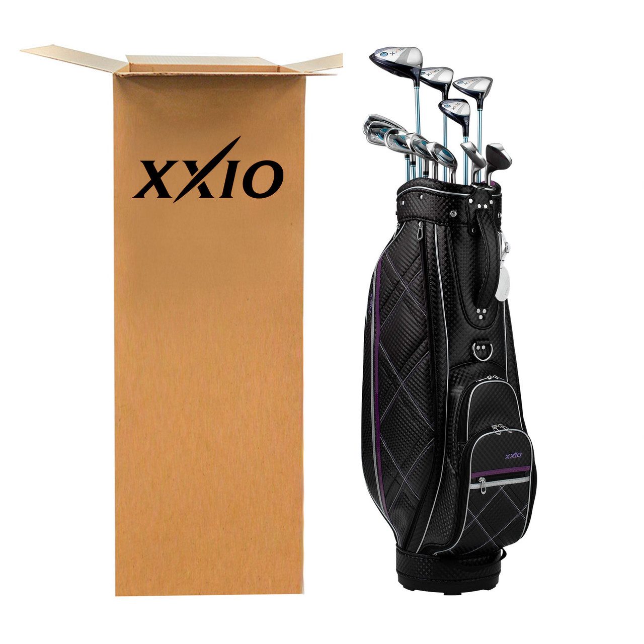 XXIO ODYSSEY バーバリーゴルフ他 レディースゴルフクラブ8本セット Ladies XXIO Golf 13 Premium 11 Piece Complete Set With Cart Bag