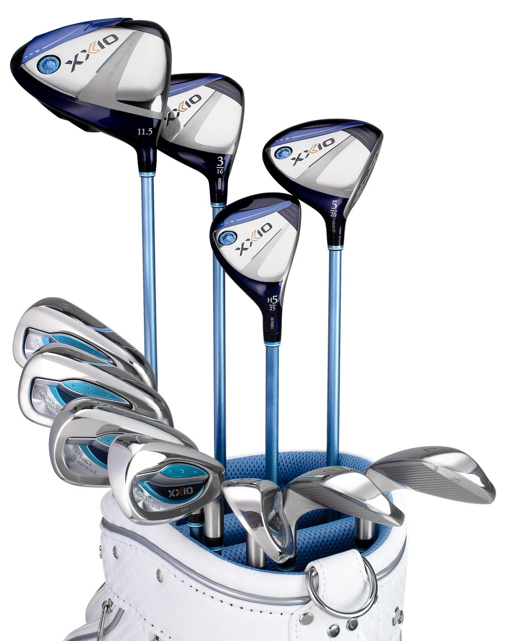 Ladies XXIO Golf 13 Premium 11 Piece Complete Set With Cart Bag