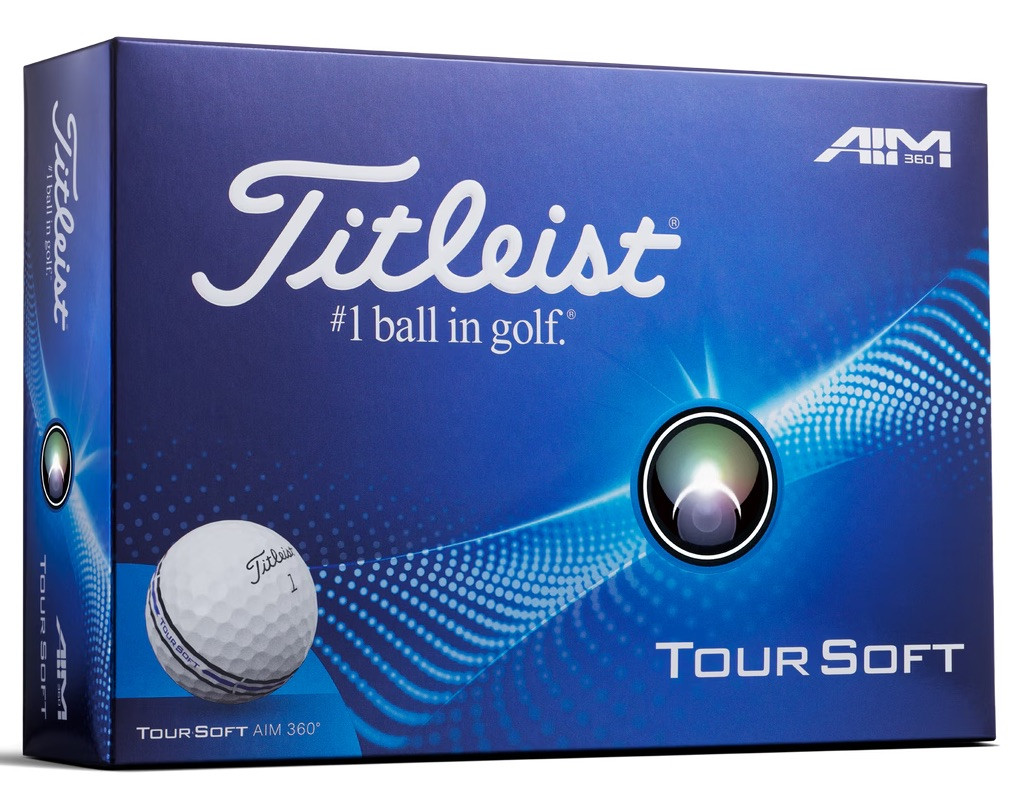 Titleist ツアーソフトAIM 360 アライメゴルフボール2箱 Titleist Tour Soft AIM 360 Golf Balls | RockBottomGolf.com