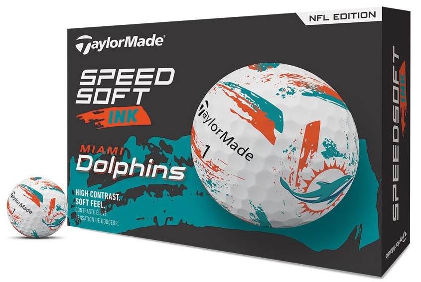 TaylorMade SpeedSoft Ink NFL Golf Balls | RockBottomGolf.com