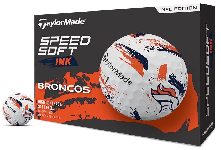 TaylorMade SpeedSoft Ink NFL Golf Balls | RockBottomGolf.com