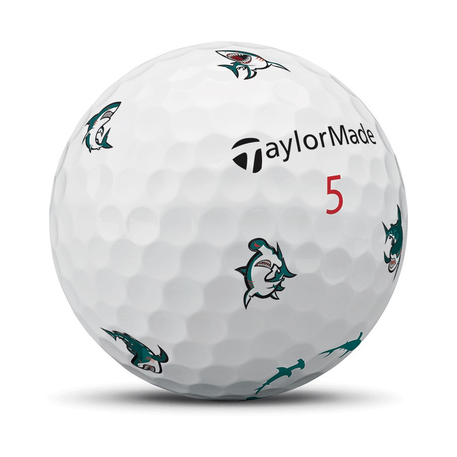 TaylorMade TP5x Pix Hot Shot Shark Golf Balls | RockBottomGolf.com