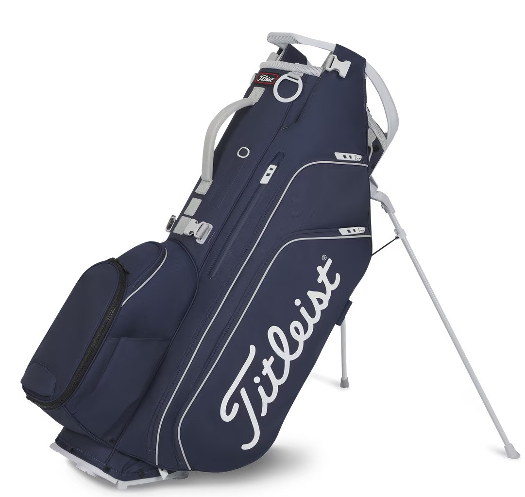 Titleist ネイビー ゴルフバッグ Titleist Golf Hybrid 14 Stand Bag | RockBottomGolf.com