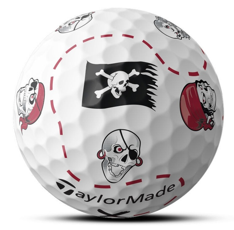 TaylorMade TP5 Pix Hot Shot Pirates Golf Balls | RockBottomGolf.com