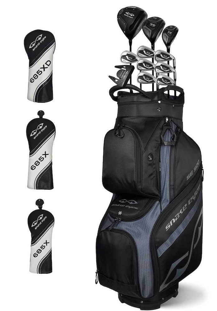 Snake Eyes Golf 685X Complete Set W/Bag Left Handed