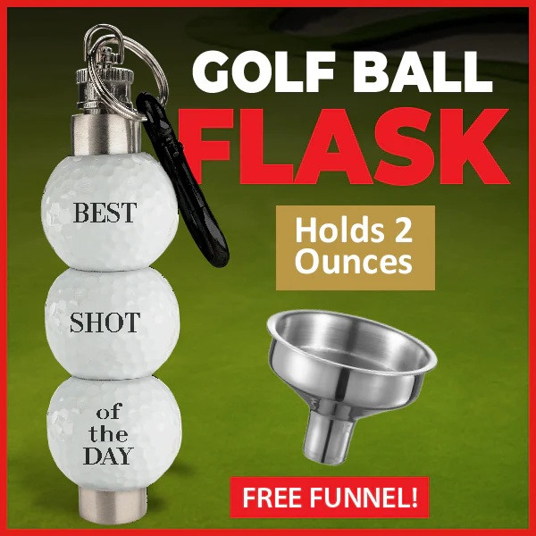 Vegas Golf 2 Ounce Golf Ball Flask