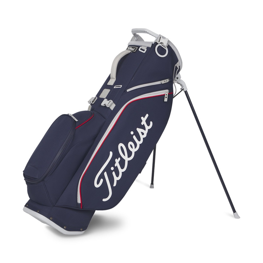 Titleist プレイヤーズ4 ゴルフスタンドバッグ ネイビー Titleist Golf Players S4 Stand Bag | RockBottomGolf.com