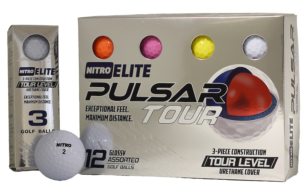 Nitro Elite Pulsar Tour Golf Balls - Thumbnail 3