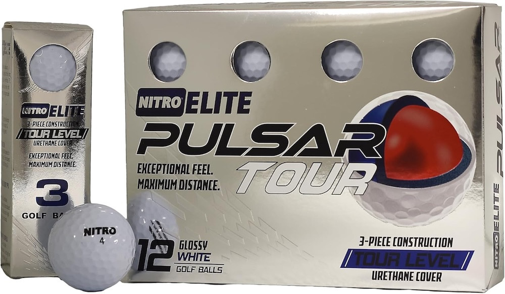 Nitro Elite Pulsar Tour Golf Balls - Thumbnail 4