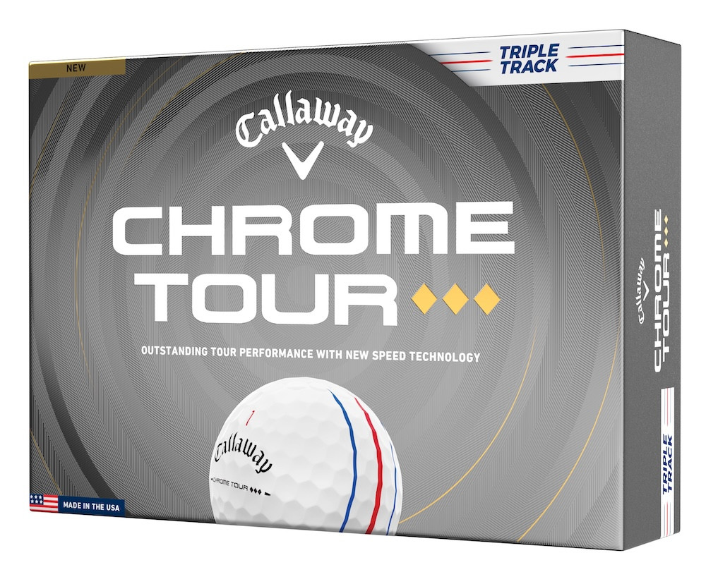 Callaway Chrome Tour TD Triple Track Golf Balls [12-Ball