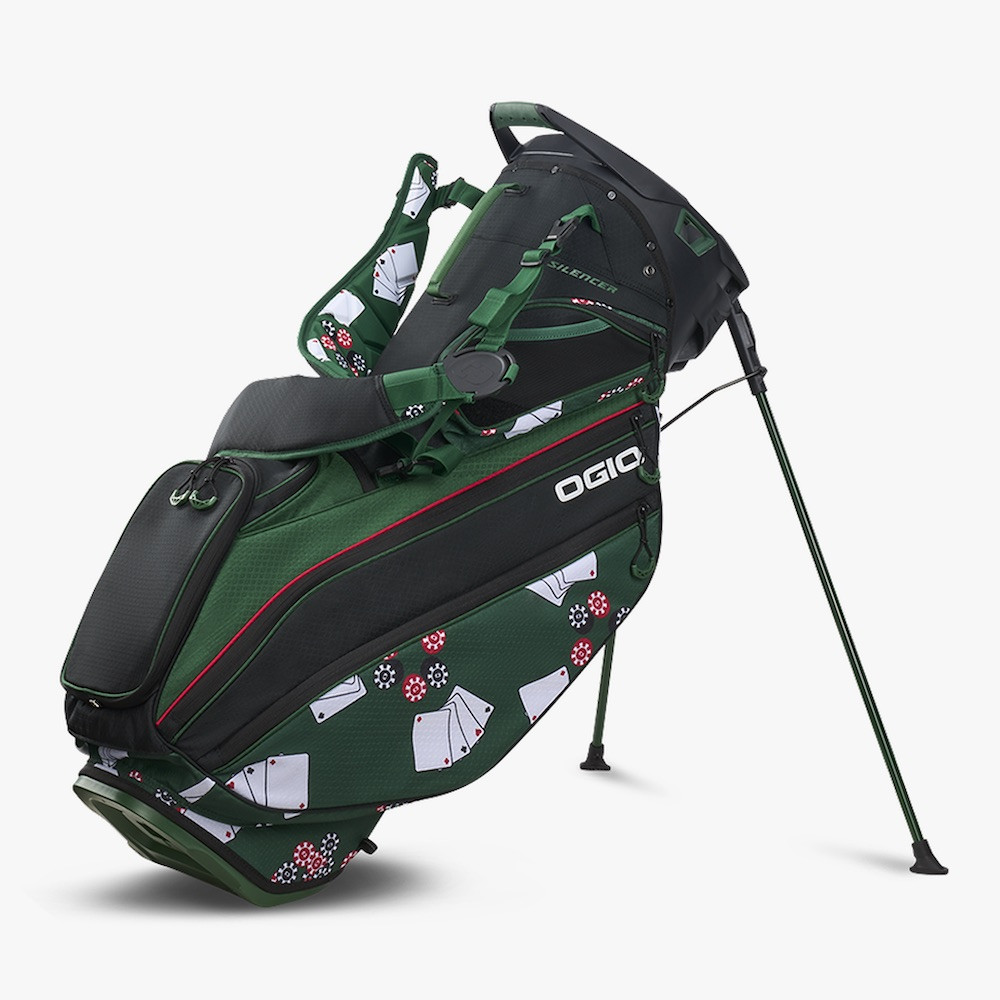 OBSIDIAN オブシディアン カートバック　カーキ Ogio Golf Silencer Hybrid Poker Stand Bag | RockBottomGolf.com