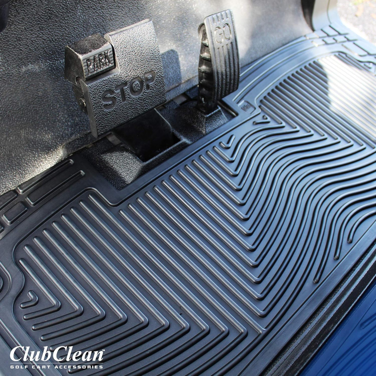 クラブ MAT Club Clean Golf Rubber Cart Mat | RockBottomGolf.com
