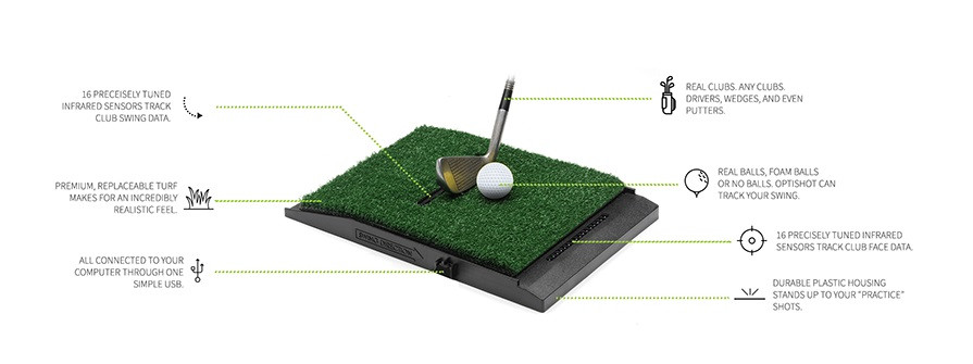 OptiShot Golf OptiShot2 Infrared Golf Simulator | RockBottomGolf.com
