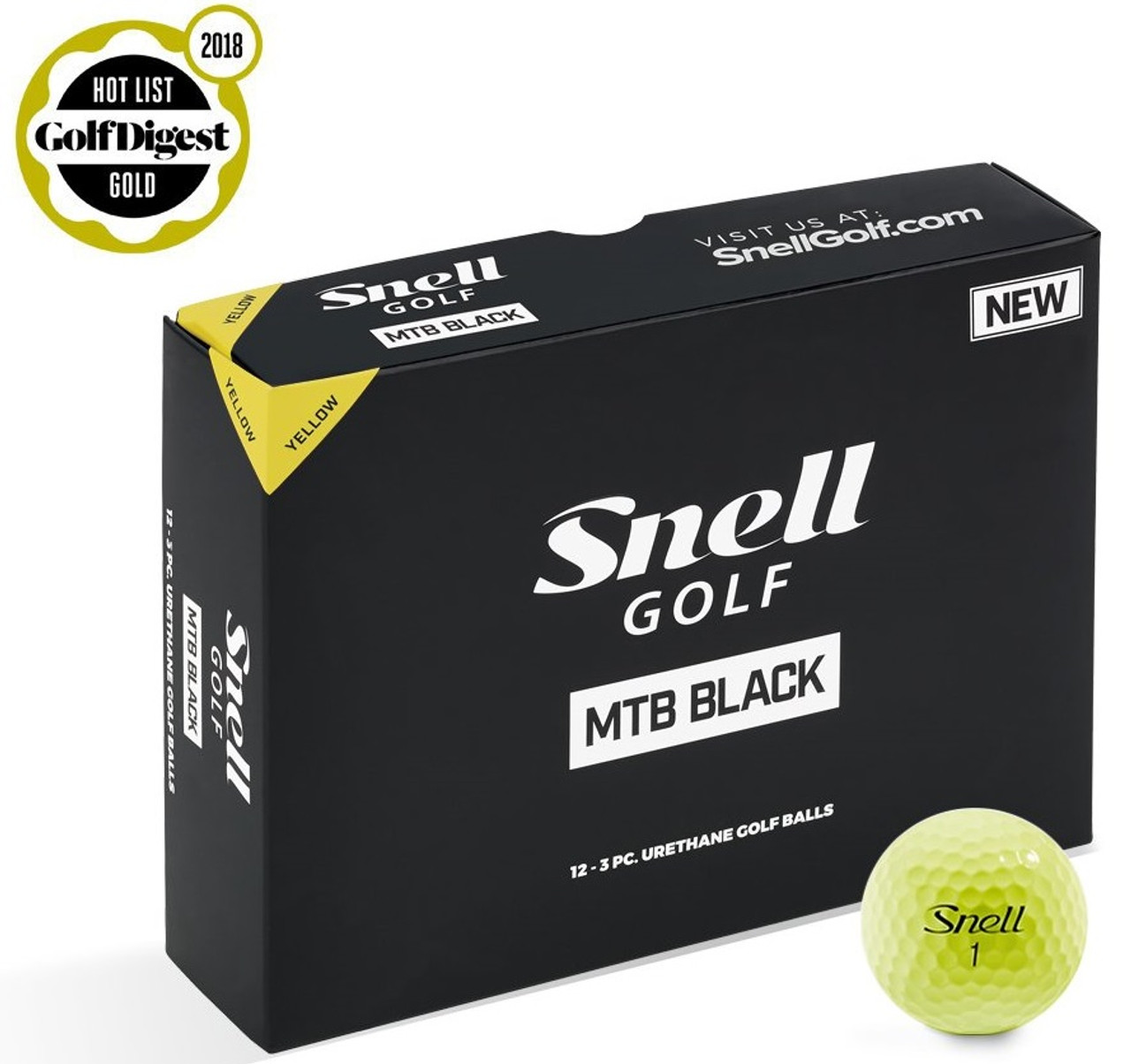 Snell MTB Black Golf Balls