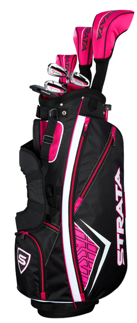 Ladies Strata Golf 11 Piece Complete Set W/Bag Left Handed