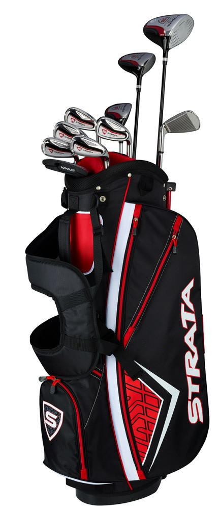 Strata Golf Strata Plus 14 Piece Complete Set W/Bag Left Handed