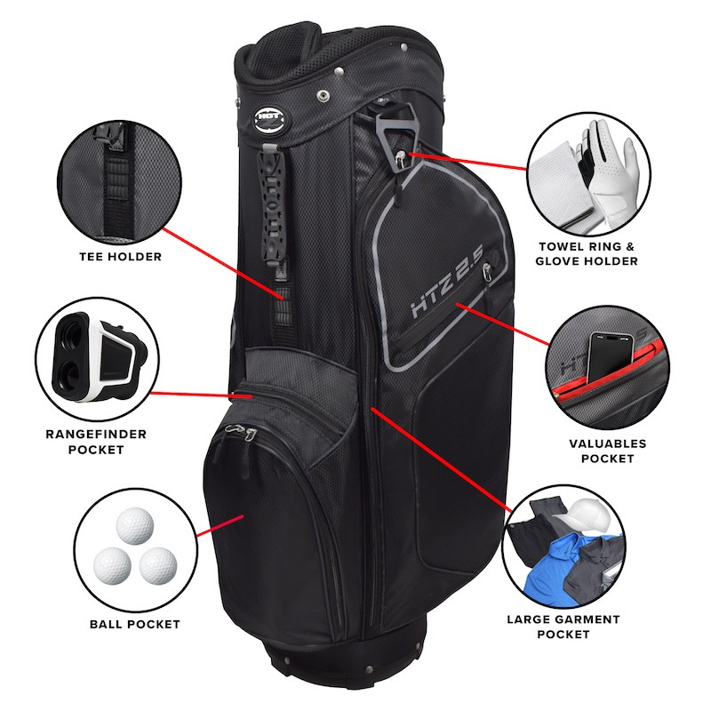 Hot-Z Golf 2020 2.5 Cart Bag | RockBottomGolf.com
