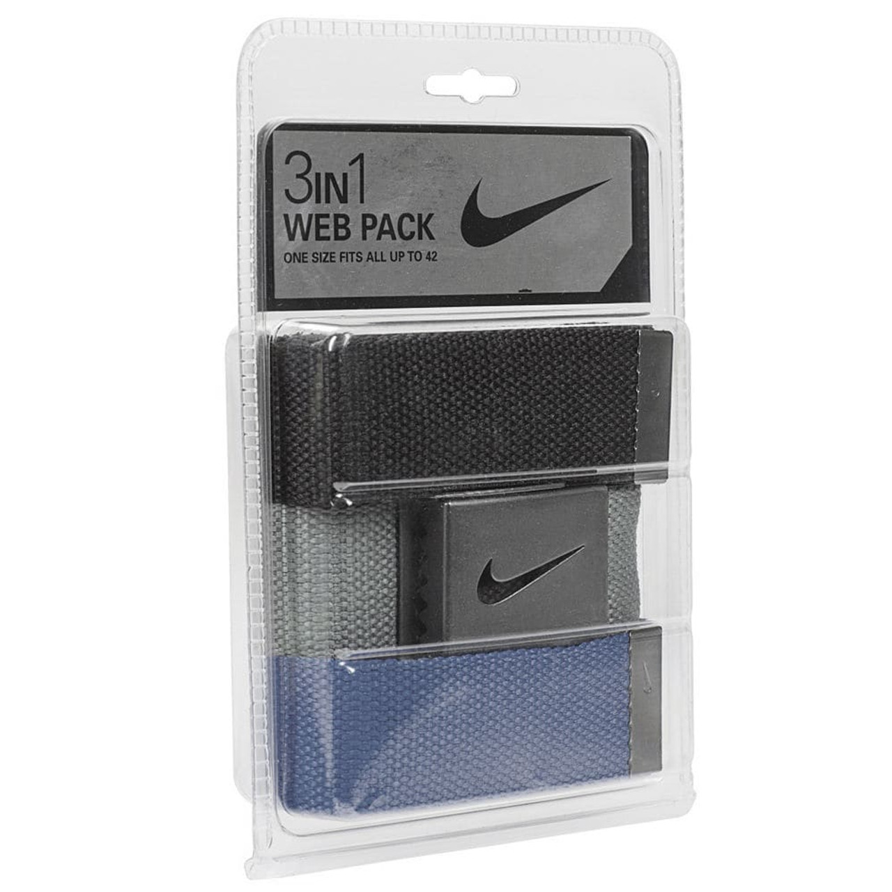 Nike Prior Web Belt (3 Pack) | RockBottomGolf.com