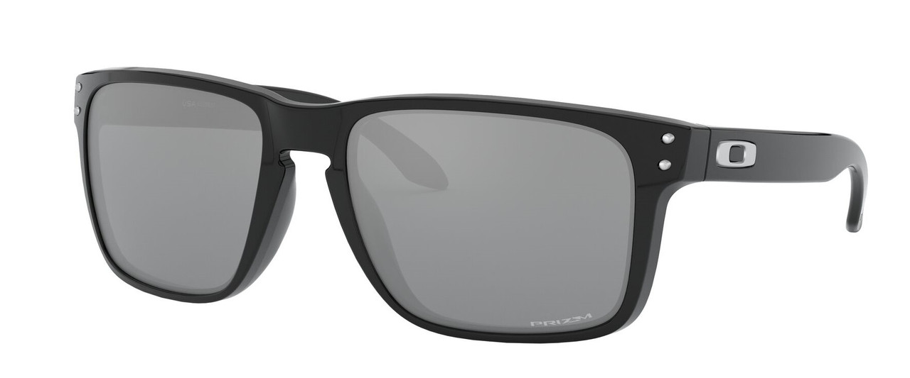 Holbrook™ (Low Bridge Fit) High Resolution Collection Prizm Sapphire  Lenses, Polished Black Frame Sunglasses