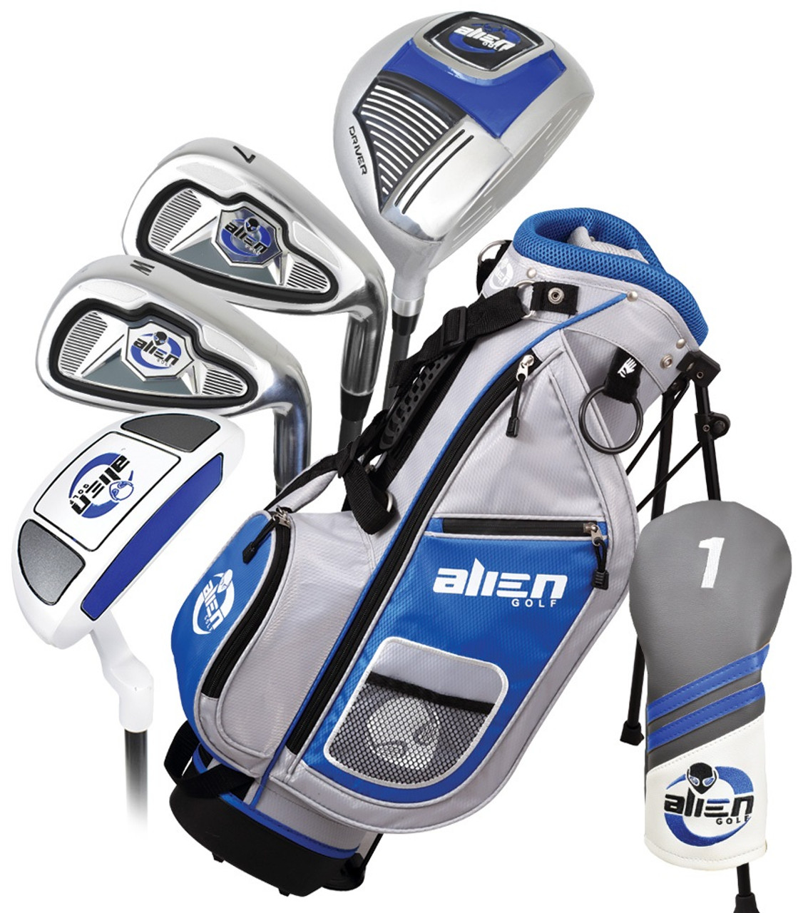 Alien Golf LH Junior 6 Piece Set W/Bag (Ages 6-8) Left Handed