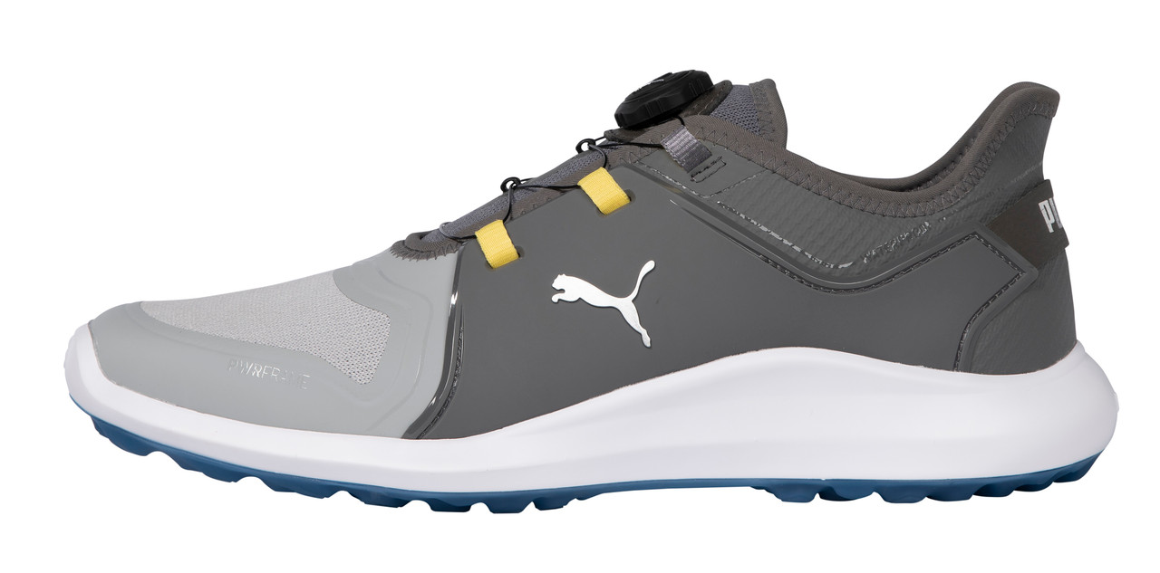 PUMA Ignite Fasten8 Golf Shoes Men’s Size 12 Gray Waterproof Spikeless Puma Ignite Fasten8 Golf Shoes for Sale | Golf Avenue main image 3