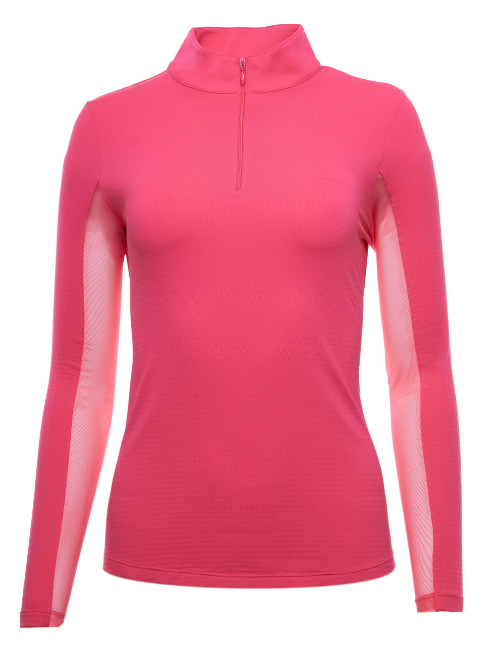 ibkul long sleeve zip mock neck