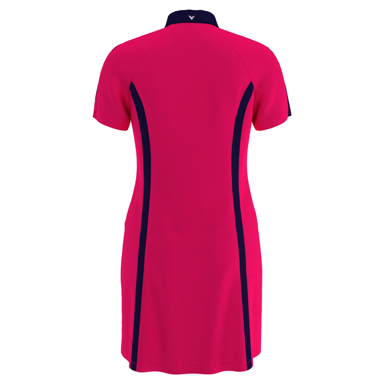 Ladies Callaway Golf Swing Tech Color Block Short Sleeve Dress |  RockBottomGolf.com