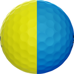 Srixon Q-Star Tour Divide Golf Balls Yellow/Blue - Image 7