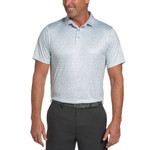 PGA Tour Golf Short Sleeve Allover Textured Print Polo - Image 5