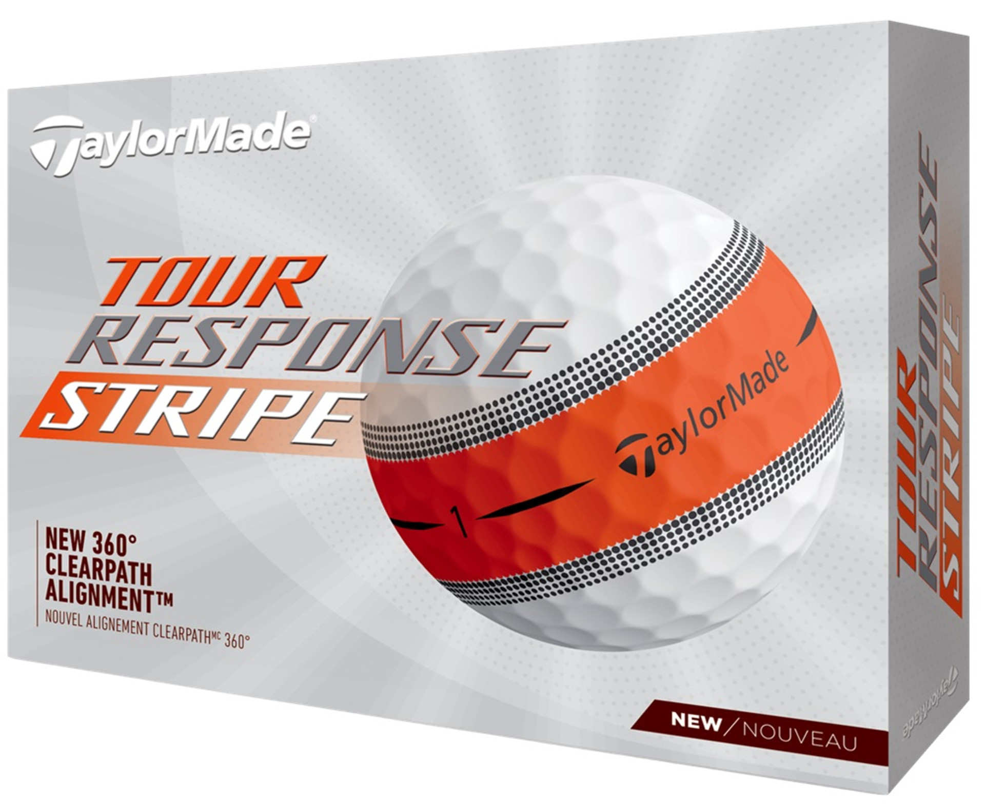 TaylorMade Tour Response Stripe Golf Balls | RockBottomGolf.com