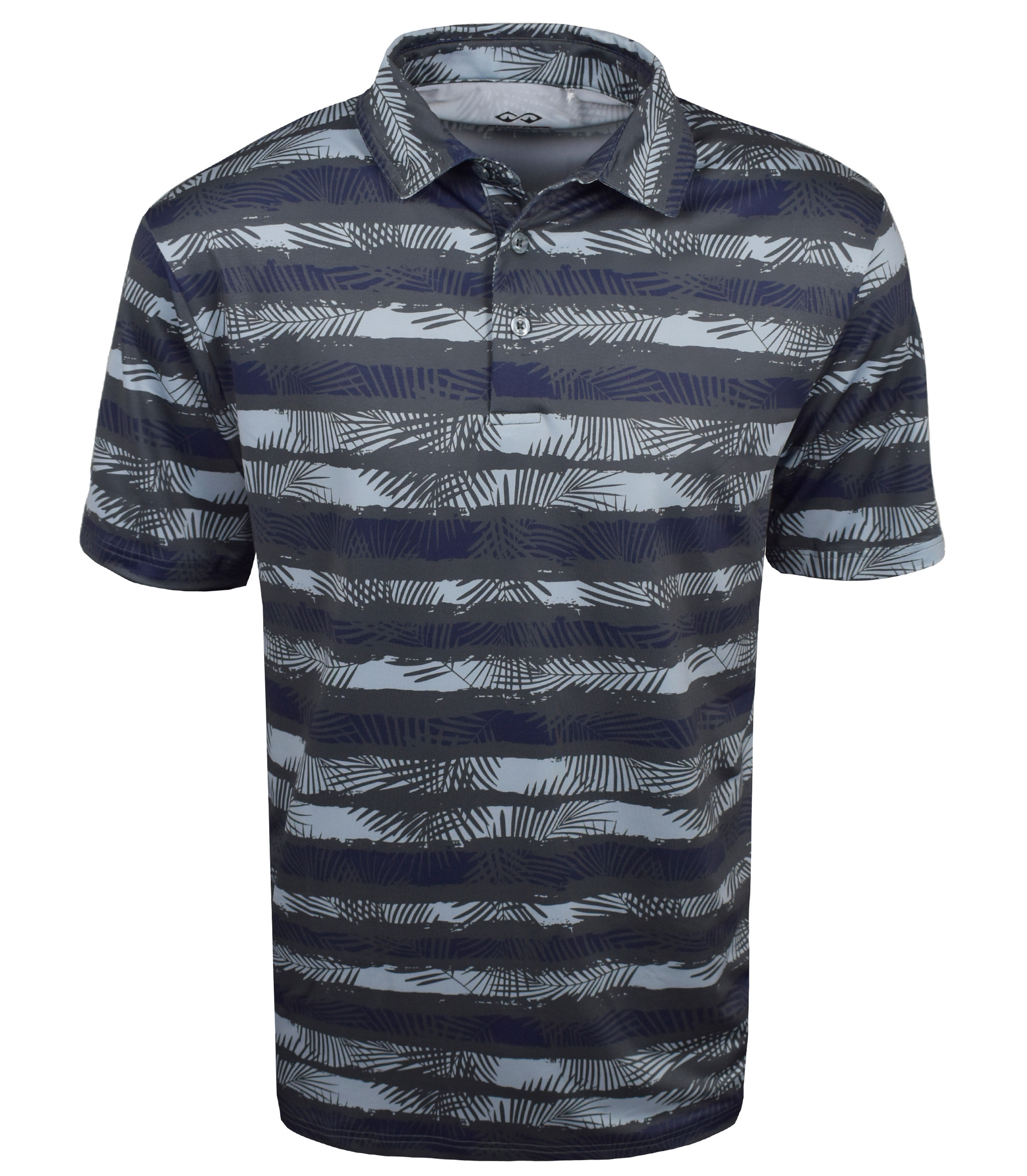 Snake Eyes Golf Previous Season Geo Palm Polo Shirt