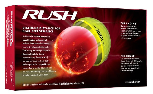 Pinnacle Rush Golf Balls [15Ball]