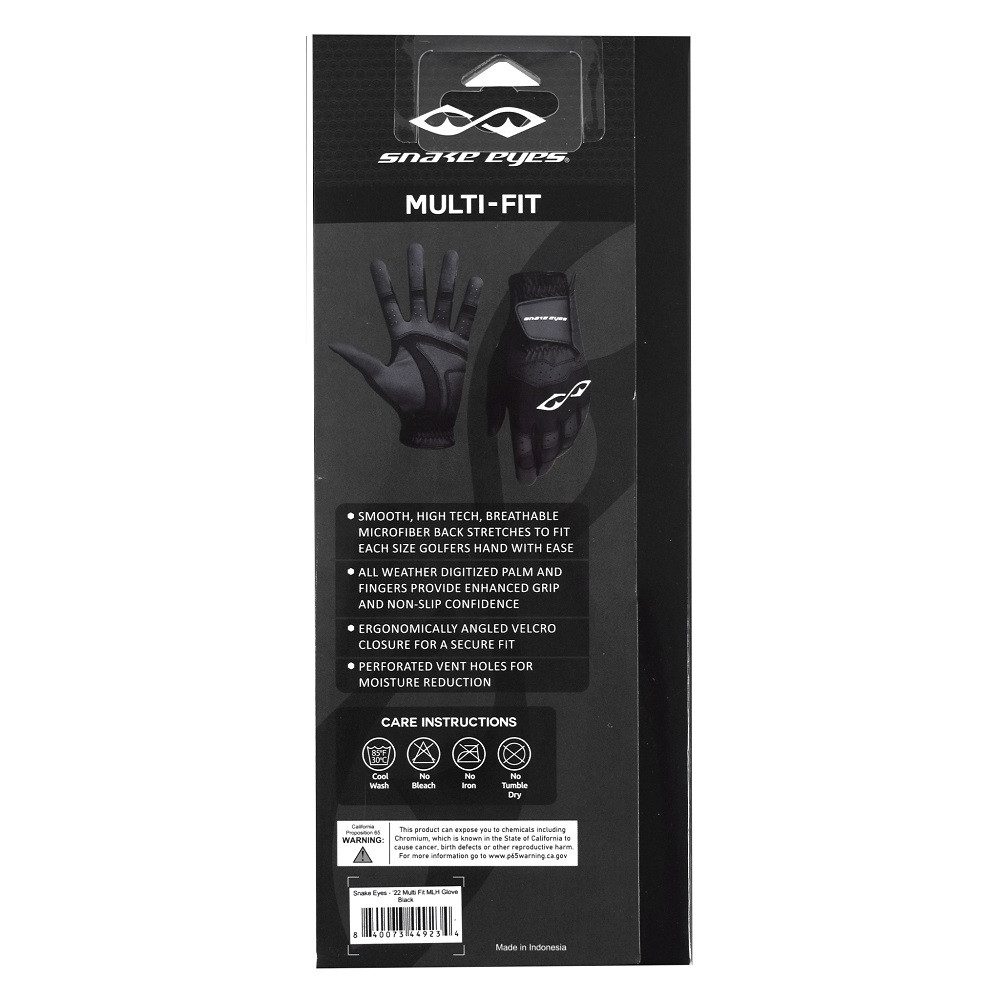 Snake Eyes Golf MultiFit Glove