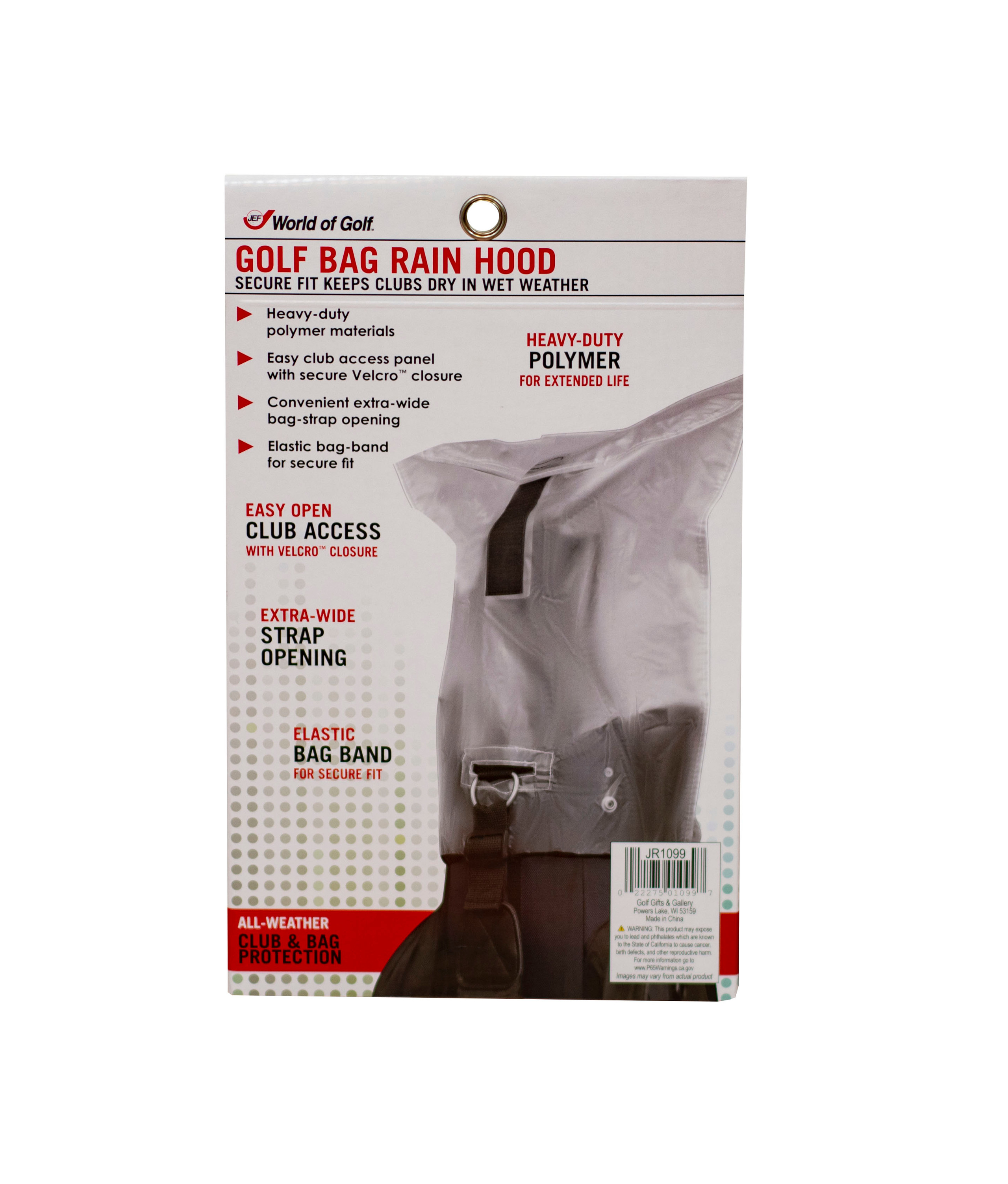 Jef World Of Golf Bag Rain Hood