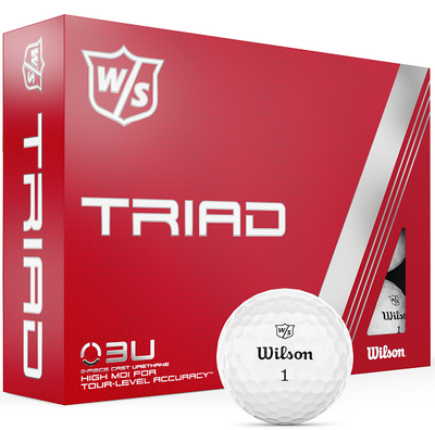 Wilson Staff Triad Golf Balls LOGO ONLY - Image 1
