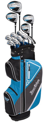 Tour Edge Golf Bazooka 370 Senior Complete Set With Bag Graphite - Image 1