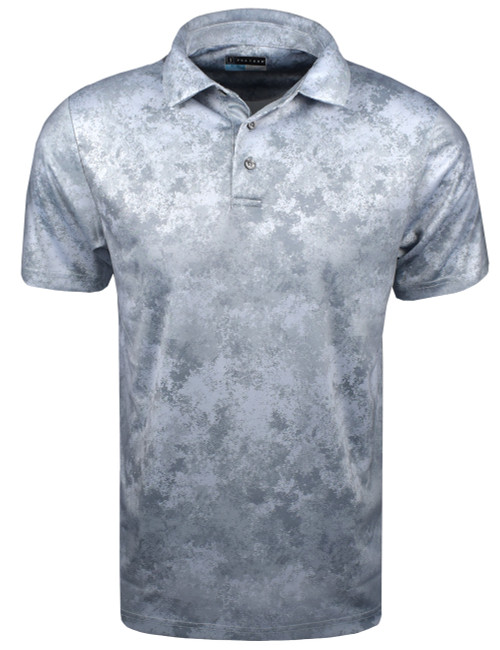 PGA Tour Golf Natures Marble Print Polo - Image 1