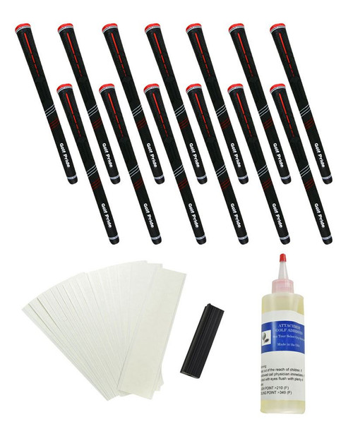 Golf Pride CP2 Wrap Standard Golf Grips (13pcs + Golf Grip Kit) - Image 1
